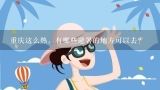 重庆这么热，有哪些避暑的地方可以去？