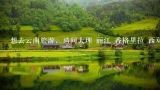 想去云南旅游，请问大理 丽江 香格里拉 西双版纳 这四个地方哪个景色美并且好玩？想去云南旅游，请问大理 丽江 香格里拉 西双版纳 这四个地方哪个景色美并且好玩？