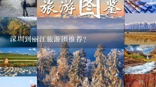 深圳到丽江旅游团推荐？