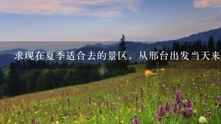 求现在夏季适合去的景区，从邢台出发当天来回，所以找，邢台，邯郸，石家庄适合夏季游玩的景点。